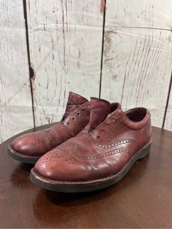 Rockport Leather Vibram soles Wingtip Brogue shoes in burgundy Men’s 10